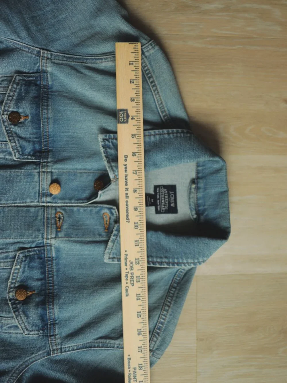 J.Crew Men's Medium Light Wash Denim Trucker Jacket